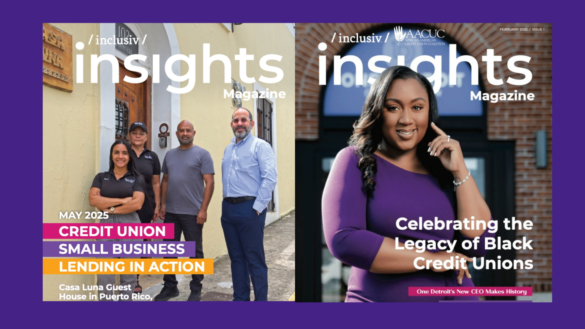 Covers of Insights Magazine 
