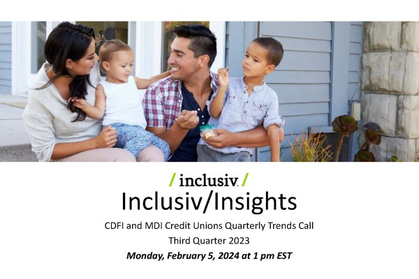 Opening slide of a quarterly trends webinar powerpoint showing a family relaxing on their front porch