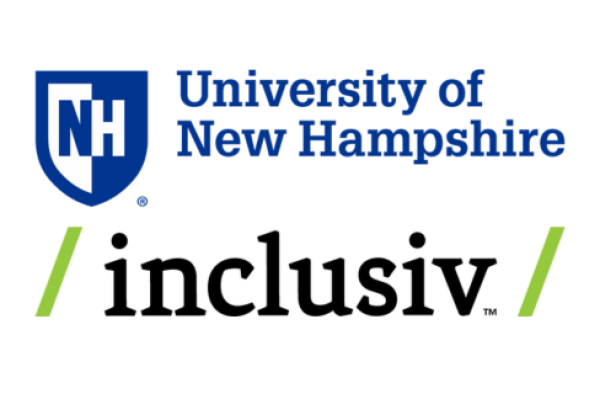 UNH and Inclusiv logos