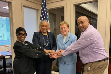 Toledo Urban Credit Union staff with Rep. Marcy Kaptur